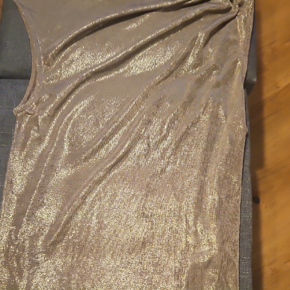 Shimmering Gold Top